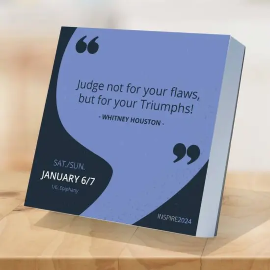 TF Publishing 2024 Inspire Daily Desktop Calendar {4}