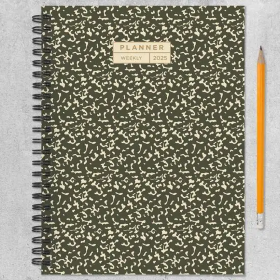 TF Publishing 2025 Medium Classic Composition Weekly Monthly Spiral Planner {7}