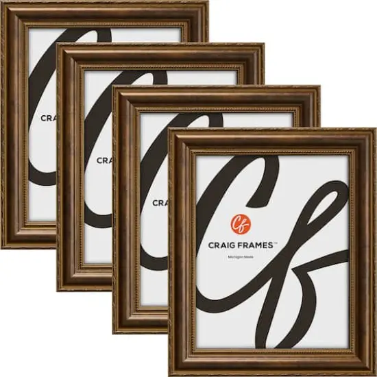 4 Pack Craig Frames Victoria Bronze Picture Frame {1}