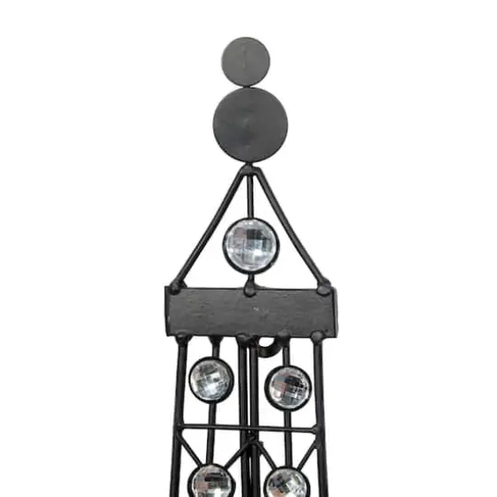 32" Black Metal Eiffel Tower Glam Wall D&eacute;cor {4}