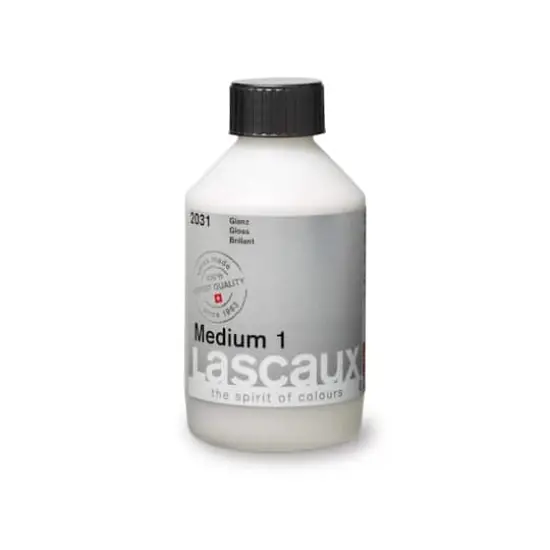 Lascaux Medium 1 Gloss Acrylic Medium, 250mL {1}