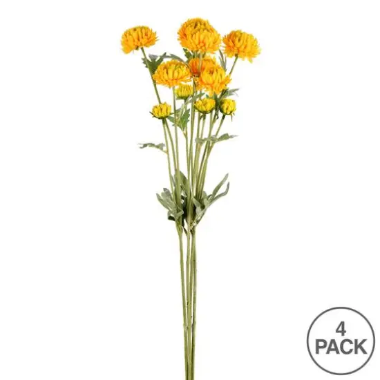 Yellow Daisy Spray, 4ct. {4}