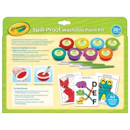 Crayola&reg; Spill-Proof Washable Paint Kit {3}
