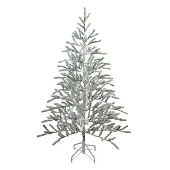 5ft. Unlit Flocked Alpine Twig Artificial Christmas Tree {1}