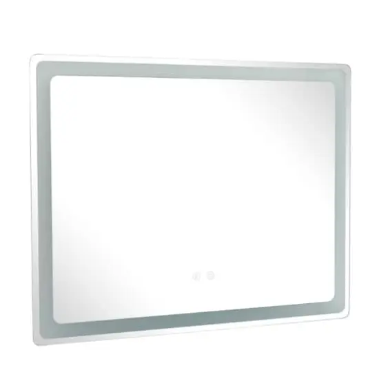 Clear Glass Modern Anti Fog Mirror, 36" x 1" x 28" {3}