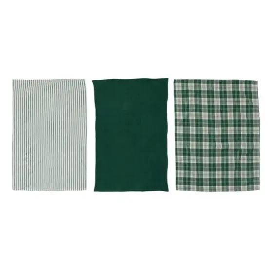 Hello Honey&reg; 28" Cotton Waffle Weave Tea Towel Set {4}