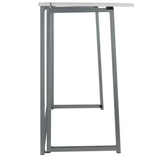 Organize It All 29" x 18" x 32" Foldable Scratch-Resistant Desk White {8}