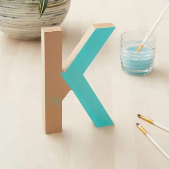 8" MDF Block Letter by Make Market&reg; K {3}