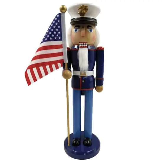 Santa's Workshop 14" Marine Nutcracker {1}