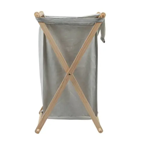 Household Essentials X-Frame Laundry Hamper Gray {8}