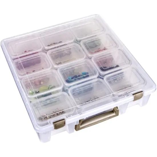 ArtBin&reg; Super Satchel&trade; Translucent 12 Compartment Box {5}
