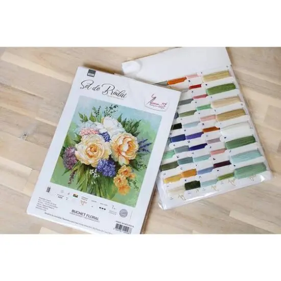 Luca-s Floral Bouquet Counted Cross Stitch Kit {13}