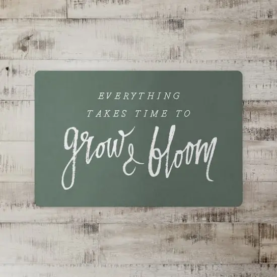 Everything Takes Time 18" x 27" Floor Mat {3}