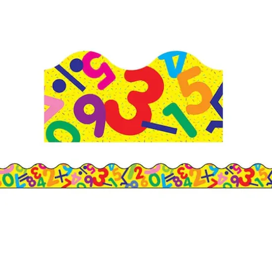 Trend Enterprises&reg; Terrific Trimmers&reg; Math Fun Borders, 234ft. {3}