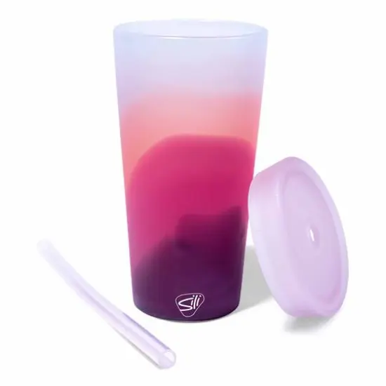 Silipint&reg; 22oz. Mountain Air & Desert Sun Silicone Straw Tumblers {5}