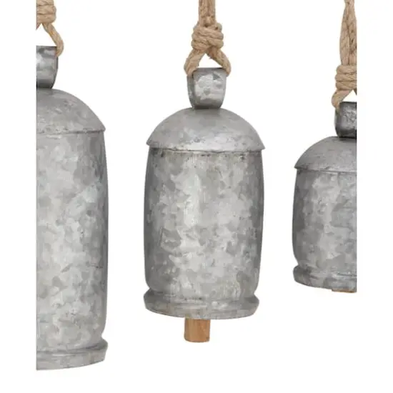 Silver Metal Rustic Windchime Set {3}