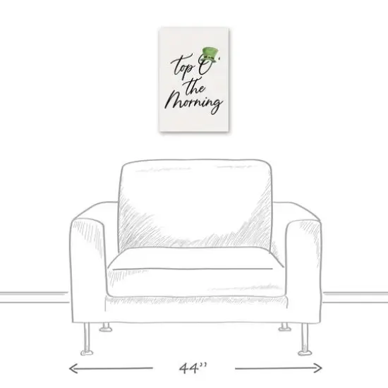 Top O the Morning 12" x 18" Canvas Wall Art {6}