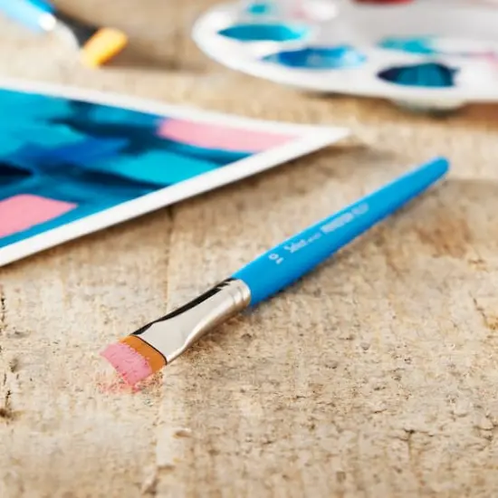 Princeton&trade; Select&trade; Artiste Series 3750 Short Handle Flat Shader Brush {3}