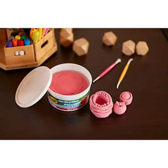 Crayola&reg; 2.5lb. Red Air Dry Clay Tub {4}
