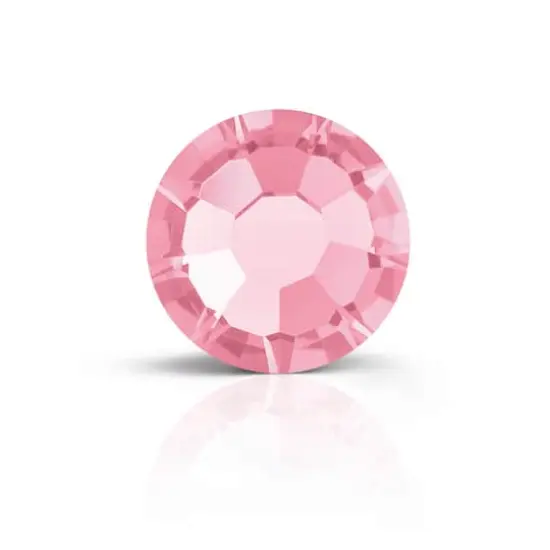 Preciosa MAXIMA SS10 Flatback Czech Crystals, 144ct. Rose {1}