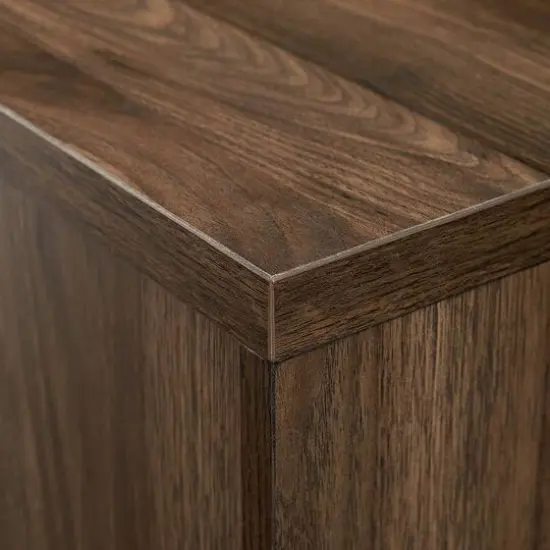 Walker Edison Dark Walnut 2 Door Accent Cabinet {7}