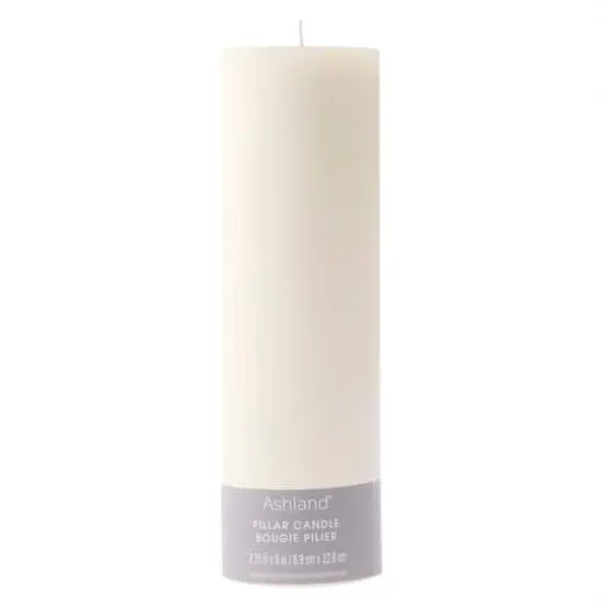 2.75" x 9" Pillar Candle By Ashland&reg; White {6}
