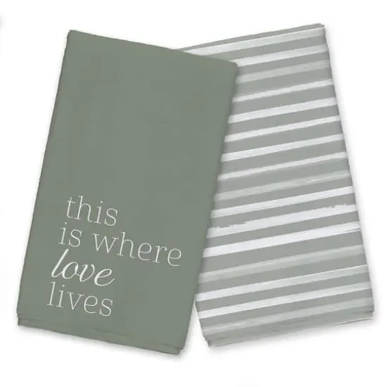 Where Love Lives 16" x 25" Towel Set {1}
