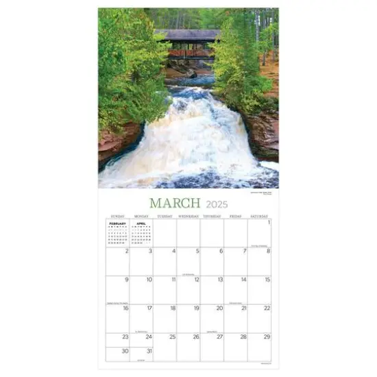 TF Publishing 2025 Wisconsin Wall Calendar {4}