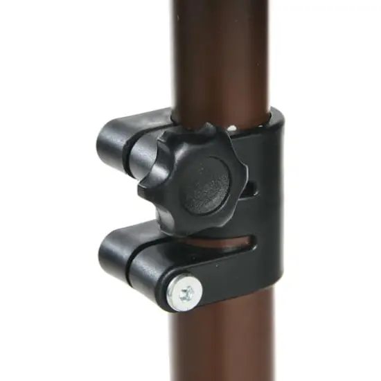 Hello Honey&reg; Modern Adjustable C-Shaped End Table Vintage Brown {5}