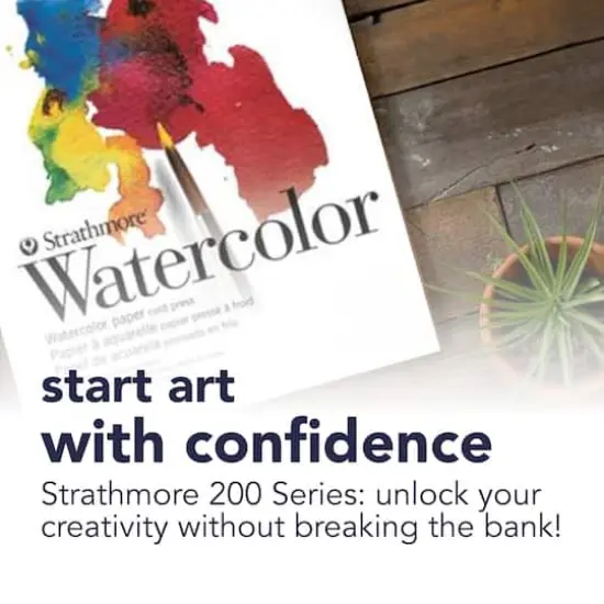 Strathmore&reg; 200 Series Cold-Pressed Watercolor Paper Pad {4}