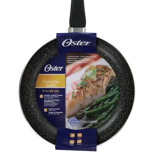 Oster Pallermo 11" Charcoal Nonstick Aluminum Frying Pan {4}