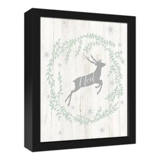 Noel Deer 11x14 Black Framed Canvas {3}