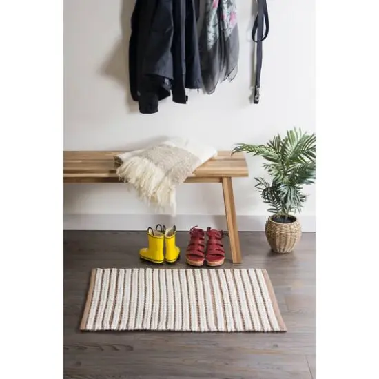 DII&reg; Stone Braided Stripe Rug, 2ft. x 3ft. {5}