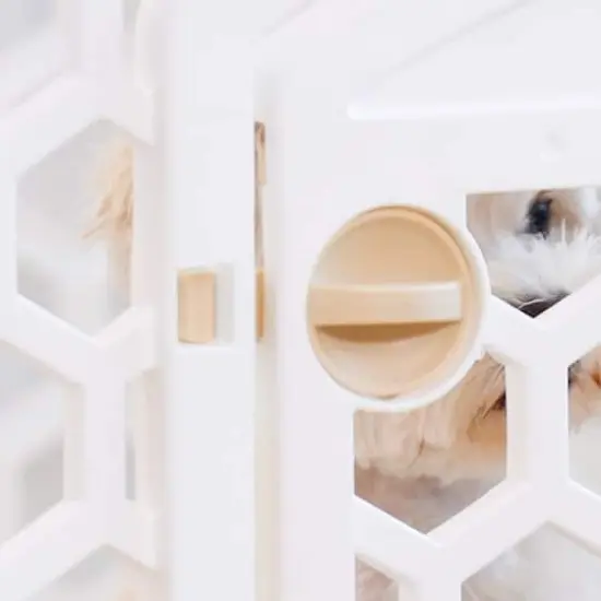 Iris® 6-White Panel Pet Playpen {6}