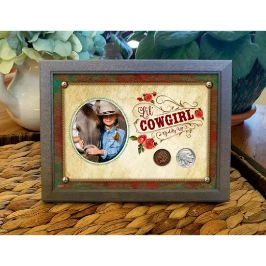 Lil' Cowgirl Coin Set 5" x 7" Frame {3}