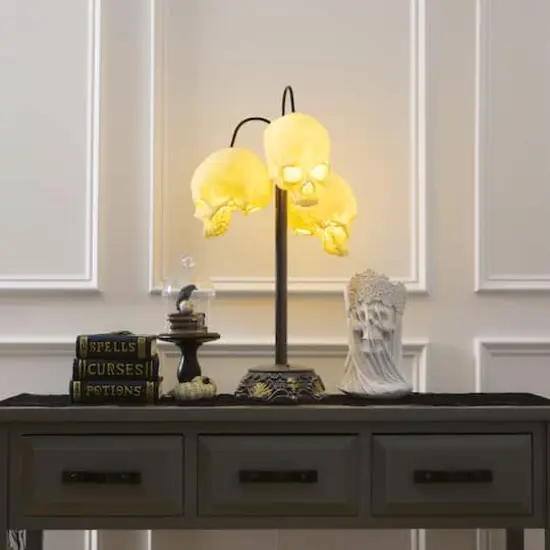 3ct. Warm White LED Skull Lamp by Ashland&reg; {4}