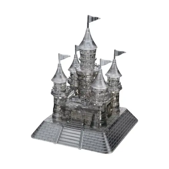 Original 3D Crystal Puzzle&trade; Castle Black 104 Piece Puzzle {1}