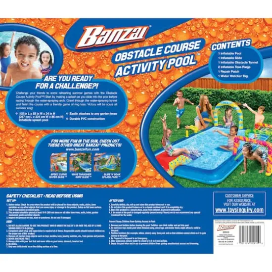 Banzai&reg; 9ft. Obstacle Course Activity Pool&trade; {5}
