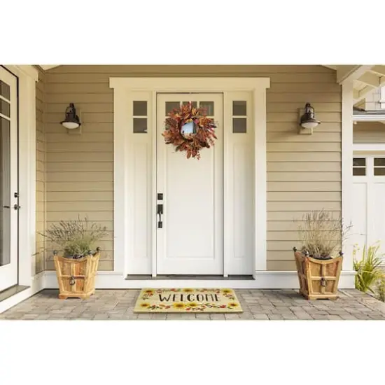 DII&reg; Welcome Sunflowers Doormat {6}