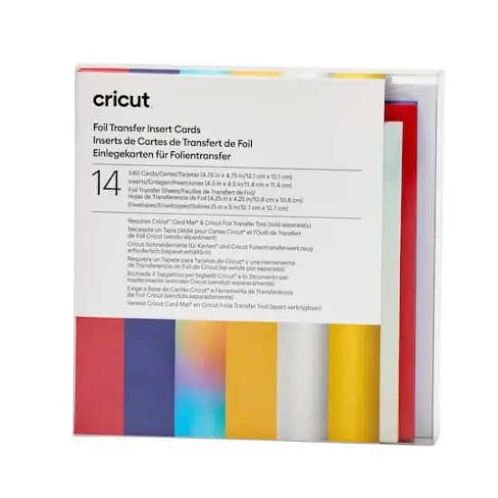Cricut&reg; S40 Foil Transfer Insert Cards, Celebration Sampler {1}