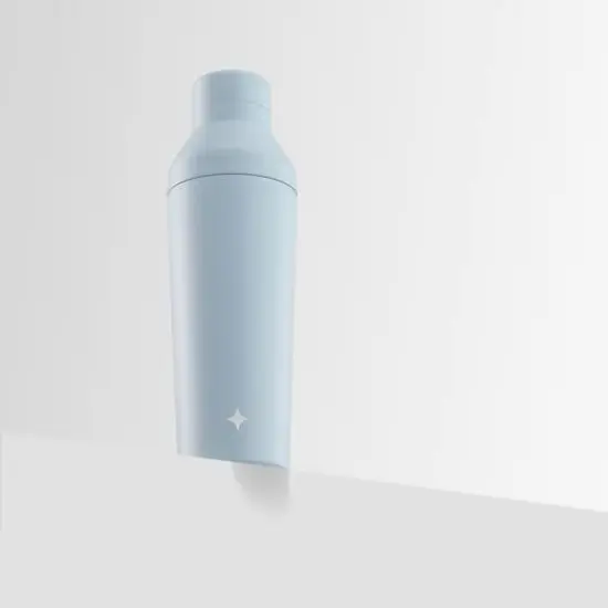 JoyJolt&reg; 20oz. Vacuum Insulated Cocktail Protein Shaker Blue {9}