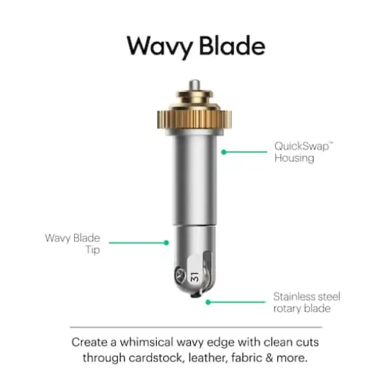 Cricut&reg; Wavy Blade + QuickSwap&trade; Housing {4}