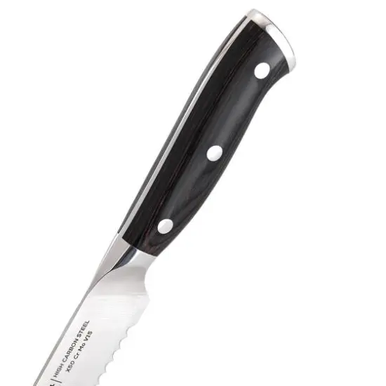 JoyJolt&reg; 8" High Carbon Steel Bread Knife {6}