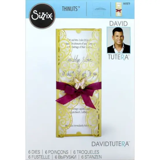 Sizzix&reg; Thinlits&reg; Invitation Wrapper Die Set by David Tutera&trade; {1}