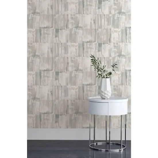 RoomMates Washout Peel & Stick Wallpaper Beige/Gray {6}