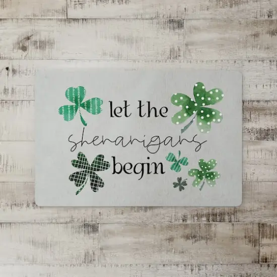 Shenanigans Begin 27" x 18" Floor Mat {3}