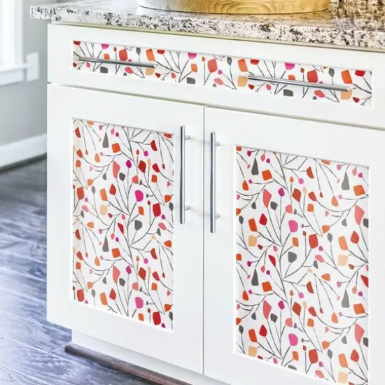 RoomMates Red Terrazzo Branch Peel & Stick Wallpaper {4}