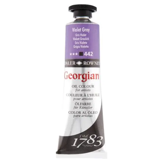 Daler-Rowney&reg; Georgian Oil Colour, 38mL 442 Violet Grey {1}