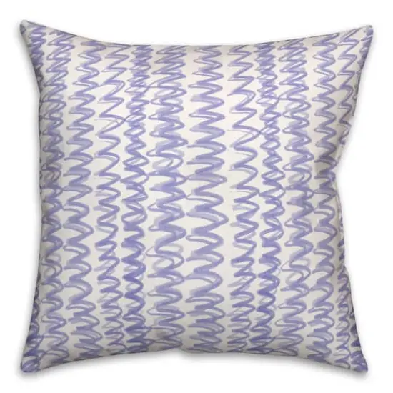 18" Squiggles Throw Pillow Blue {1}