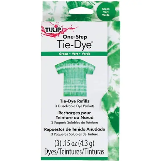 Tulip&reg; One-Step Tie-Dye Refills, 3ct. Green {1}
